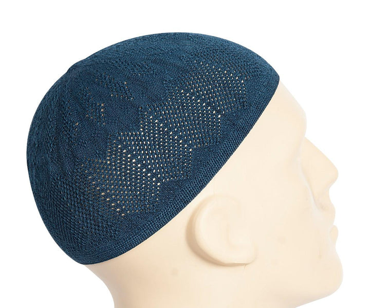 Mens Boys Topi Islamic Skull Cap Muslim Prayer Mosque Hat (SAFIR)-TheIslamicShop.com