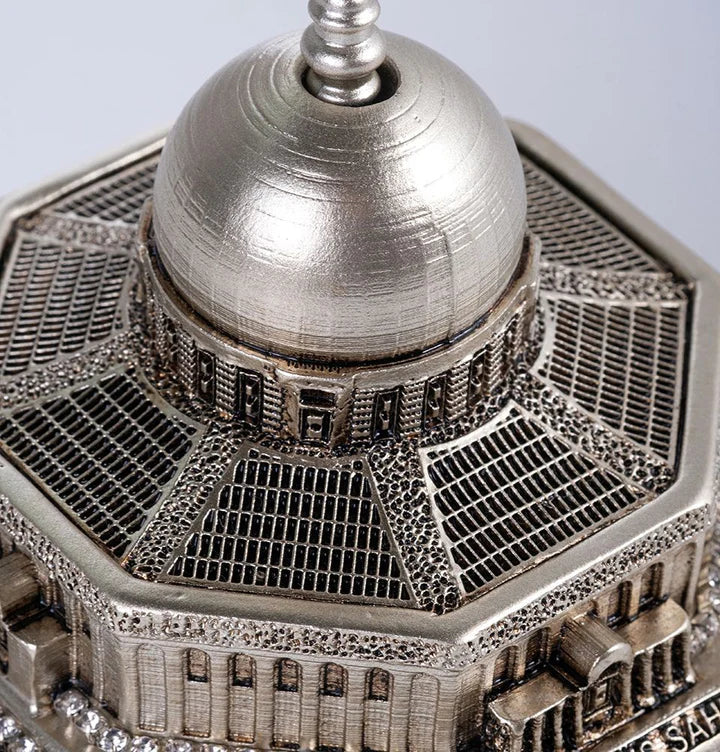 Islamic Home Decor Al Aqsa Dome of the Rock Replica Silver-theislamicshop.com