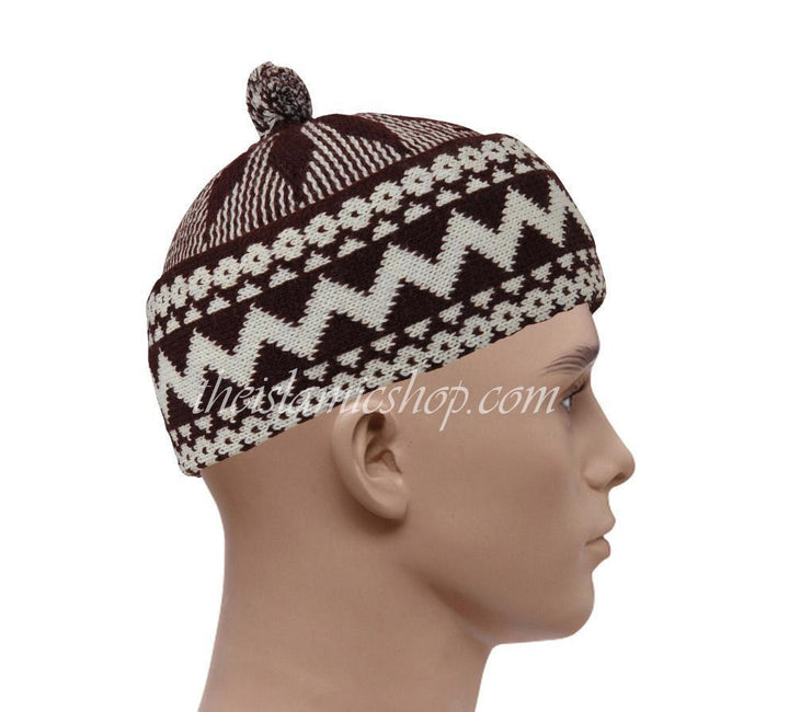 Haji-hats-white-red-bubble-high-qualty-the-islamic-shop