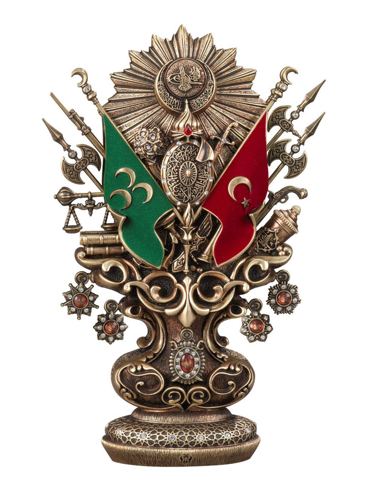Islamic Table Decor | Ottoman Coat of Arms (NKBY-3404S2)-theislamicshop.com