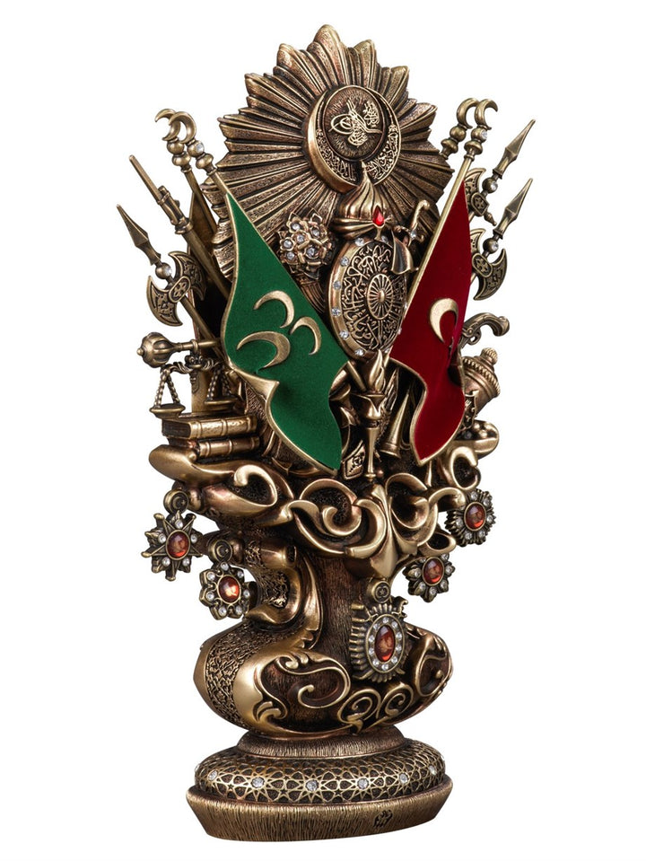 Islamic Table Decor | Ottoman Coat of Arms (NKBY-3404S2)-theislamicshop.com