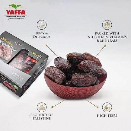 Golden Dome Palestinian Medjoul Dates (Medium) - 900g-TheIslamicShop.com