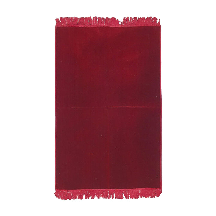 Plain prayer mat sajjadah jaynamaz salah prayer rug - Waaw