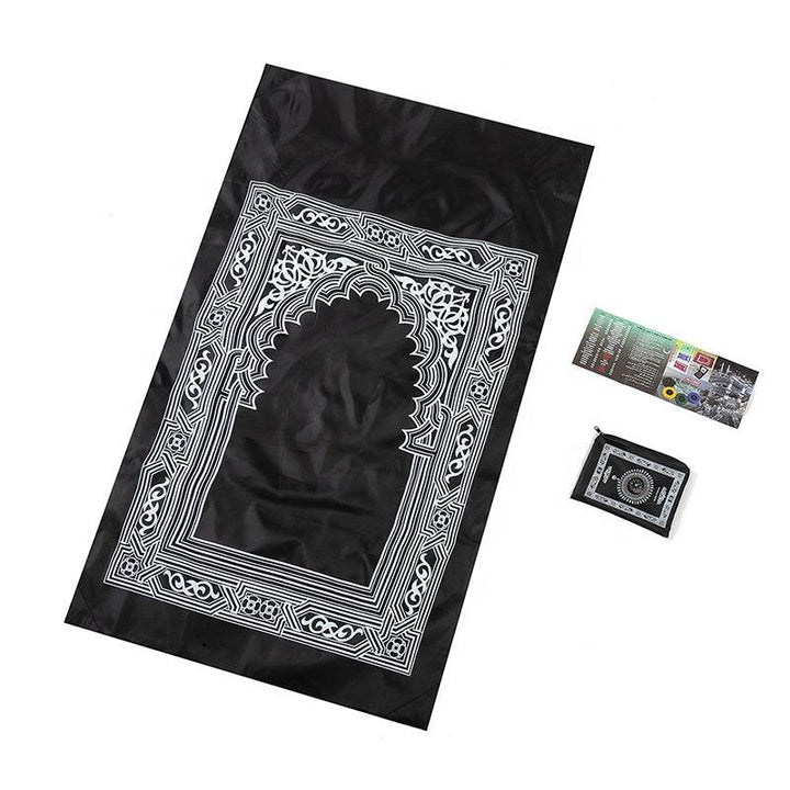 Pocket Prayer Mat With Compass-TheIslamicshop.com