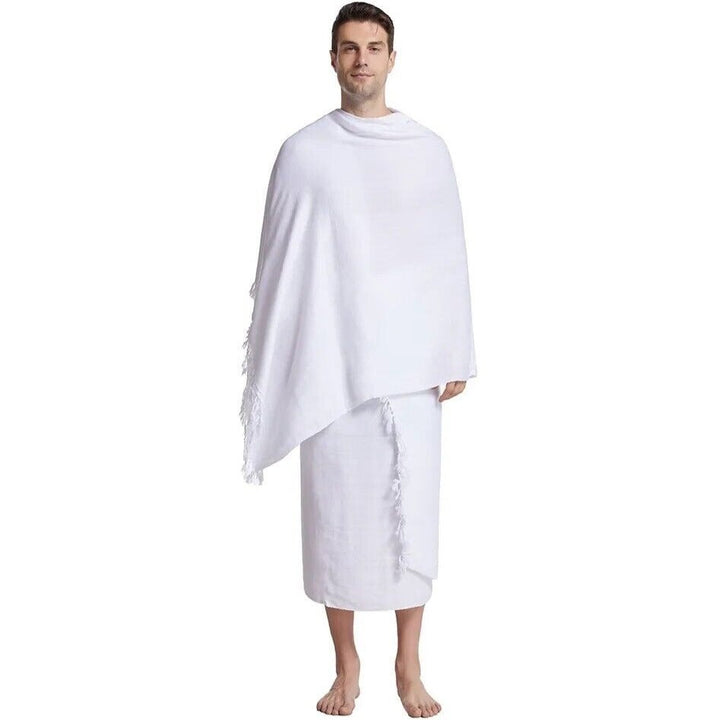 1400gr Premium quality Alif Ihram for Hajj and Umrah 2pcs-theislamicshop.com