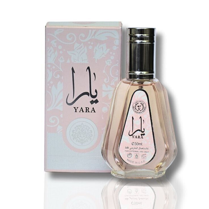 Yara 50ml EDP by Lattafa Tangerine Floral Jasmine Heliotrope Musk Sandalwood-theislamicshop.com