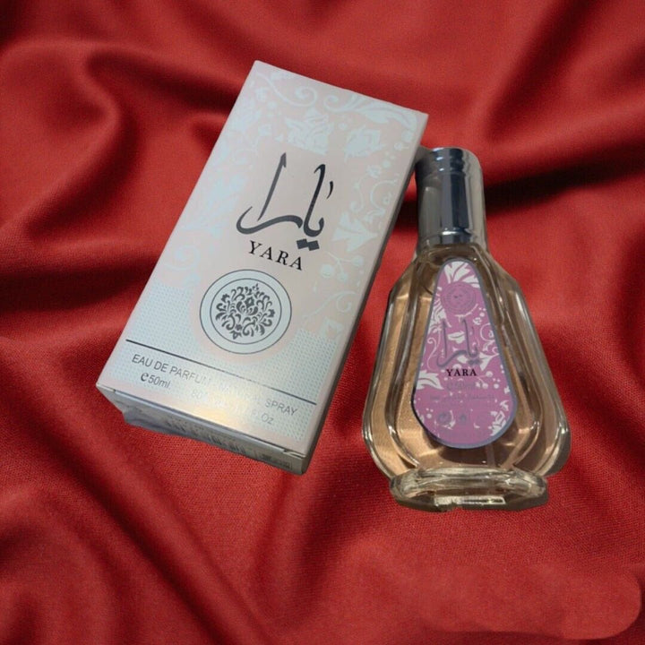 Yara 50ml EDP by Lattafa Tangerine Floral Jasmine Heliotrope Musk Sandalwood-theislamicshop.com