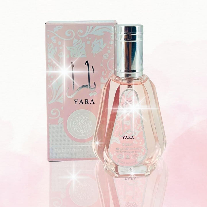 Yara 50ml EDP by Lattafa Tangerine Floral Jasmine Heliotrope Musk Sandalwood-theislamicshop.com
