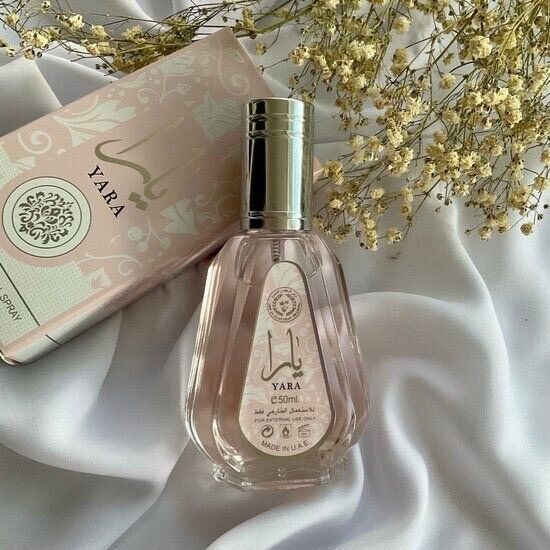 Yara 50ml EDP by Lattafa Tangerine Floral Jasmine Heliotrope Musk Sandalwood-theislamicshop.com