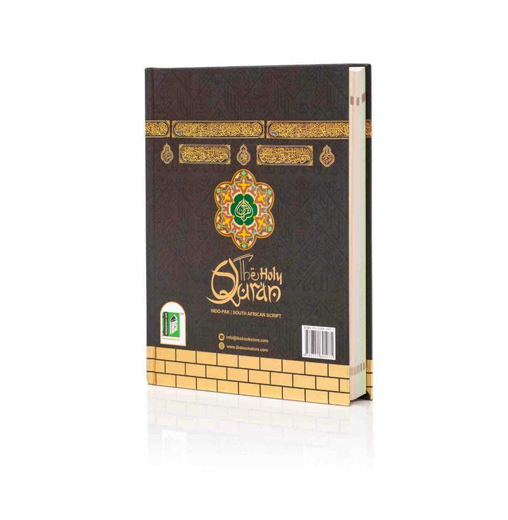 The Holy Quran: Kaba Cover : Colour Coded : Tajweed Rules Large-theislamicshop.com