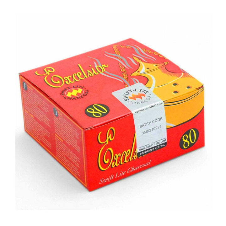 Swift Lite Excelsior Charcoal Disc Original Shisha Bakhoor Resin Incense 24Boxes-theislamicshop.com