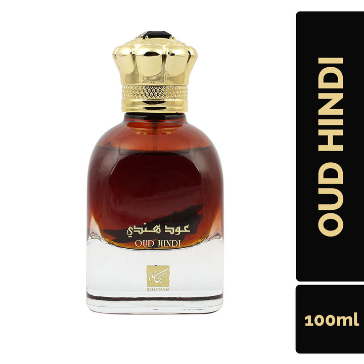 Oud Hindi Nusuk Eau De Parfum 90ml 3floz Unisex Fragrance-theislamicshop.com