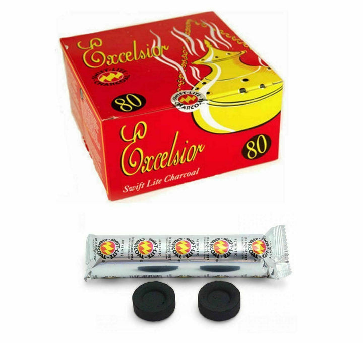 Swift Lite Excelsior Charcoal Disc Original Shisha Bakhoor Resin Incense 24Boxes-theislamicshop.com