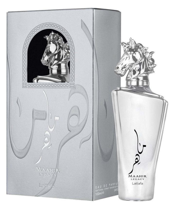 Lattafa Maahir Legacy 100ml EDP Perfume Men Women Spray Fruit Citrus Fresh Scent-theislamicshop.com