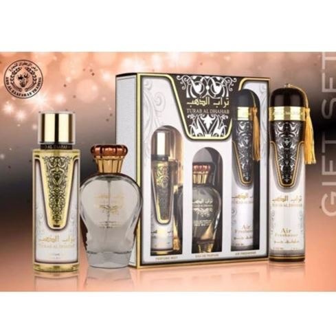 Turab Al Dhahab 3 Piece Gift Set Collection Ard Al Zaafaran-theislamicshop.com