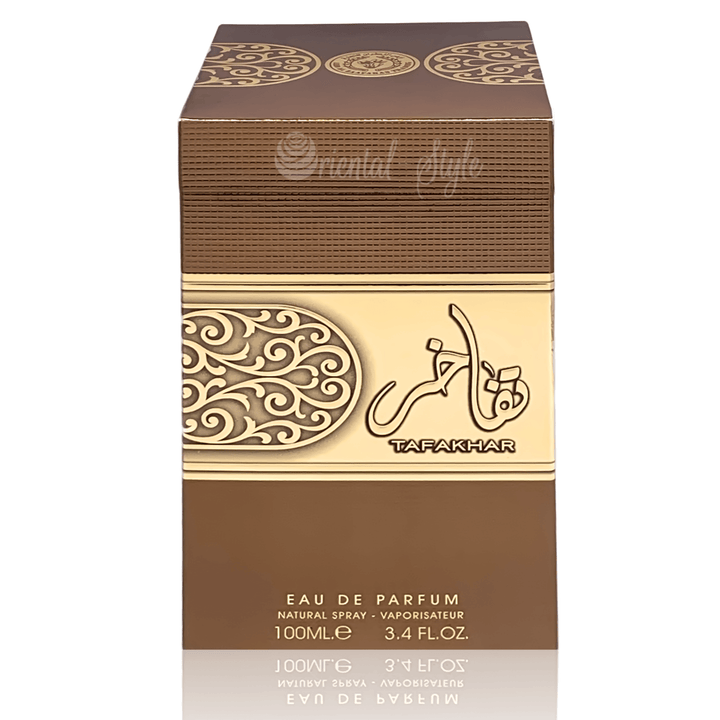 Tafakhar 100ml by Ard Al Zaafaran Arabian Fragrance Rose Amber Oud Scent Unisex-theislamicshop.com