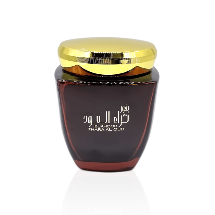 Thara al oud Bakhoor 80g Ard zafaran incense bukhoor amber leather oud fragrance-theislamicshop.com