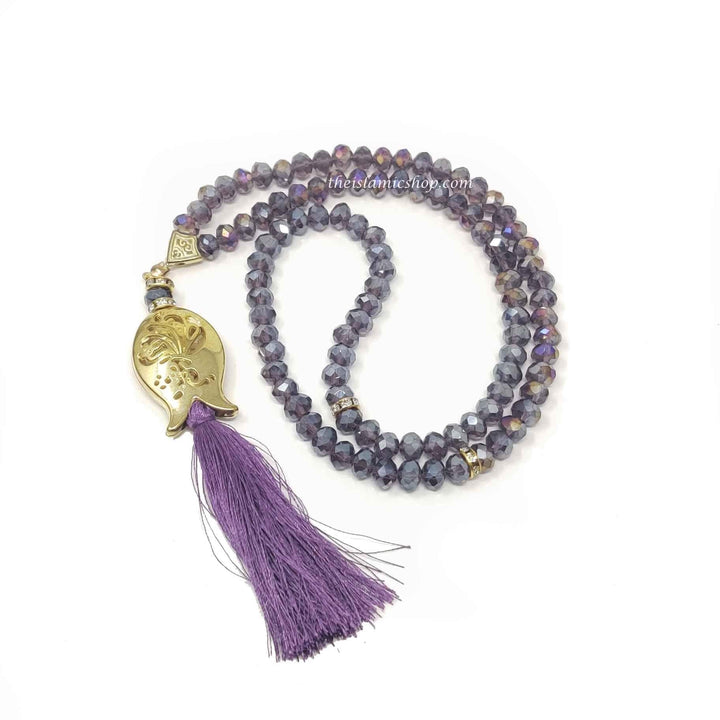 Turkish Crystal Prayer Beads, Tasbih, Misbaha, Eid Islamic Gift, worry beads - Waaw