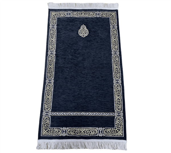 Waaw Premiup chenille  prayer mat With Tassel High Quality 1-TheIslamicshop.com