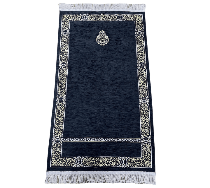 Waaw Premiup chenille  prayer mat With Tassel High Quality 1-TheIslamicshop.com