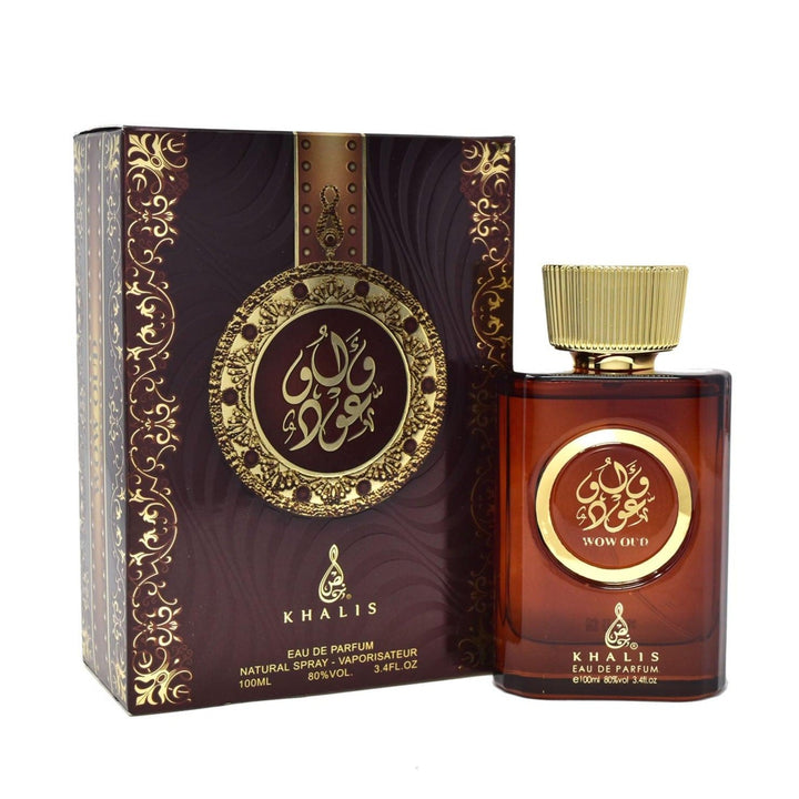 WOW OUD100ML BY KHALIS FRAGRANCE LONG LASTING EDP PERFUME SPRAY-theislamicshop.com
