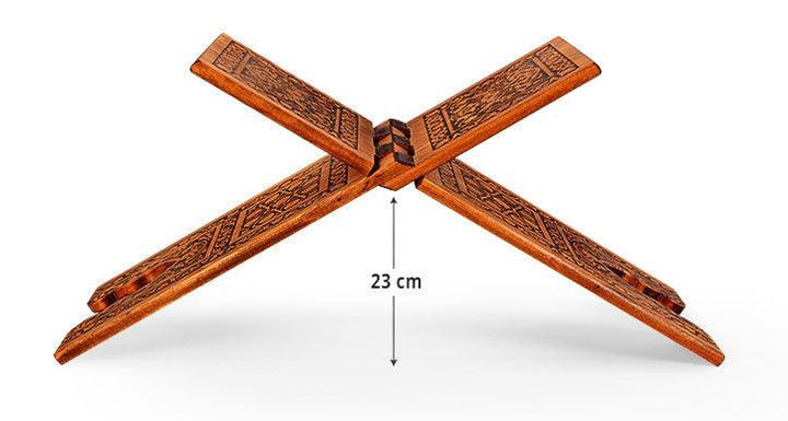 X-Large size red pine wooden rehal Quran holder 65*18.5*3 - Waaw